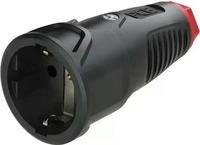 PCE Schutzkontaktkupplung IP20 Vollgummi 16A / 250V AC / 3p (2P+E)