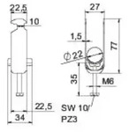OBO Bettermann B&uuml;gelschelle 16-22mm BS-H2-K-22 FT