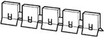 ABB Stotz S&J Ber&uuml;hrungsschutzkappen 5-teilig SZ-BSK5