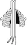 Hensel Stufenstutzen M40 IP55 STM 40