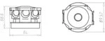 KAISER Universal-Wandauslass 1248-03 &Oslash; 45mm 2-tlg.