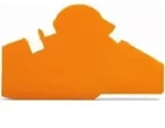 WAGO GmbH& Co. KG Abschlu&szlig;- u.Trennplatte orange, 1,5mm dick 282-386