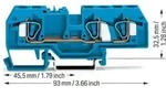 WAGO Durchgangsklemme 282-684 blau 0,2-6 mm2