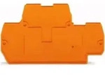 WAGO GmbH& Co. KG Abschluss-/Zwischenplatte 2mm, orange 870-519