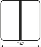 Jung Tastensatz 2-fach aws komplett CD 402 TSA WW