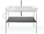 Duravit Waschtisch-Konsole White Tulip 98,4x45cm, Me, bo, HTH li, graph hgl