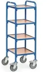 fetra Beistellwagen 32920 - mit B&ouml;den - Tragkraft 250kg TPE-Reifen
