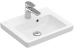 V&B M&ouml;bel-Handwaschbecken Subway 2.0 45x37cm, wei&szlig;, mit Hahnloch, &Uuml;berlauf ;