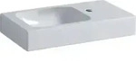 Geberit Handwaschbecken iCon 53x31cm, Abl re, m Hahnl., o. &Uuml;L, we.
