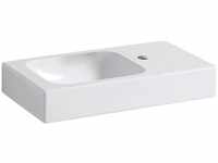 Geberit Handwaschbecken iCon 530 x 310 mm, ohne Überlauf, mit Hahnloch weiß