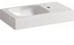 Geberit Handwaschbecken iCon 53x31cm, Abl R, m HL, o. &Uuml;L, we. K-Tect