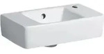 Geberit Handwaschbecken Renova Compact 40x25cm, m &Uuml;L, Hahnloch rechts, wei&szlig;