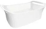 hansgrohe W-Sch&uuml; 624/408 Axor Urquiola Aufsatzbecken, a MG mit Gelcoat, wei&szlig;