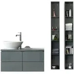 Duravit Aufsatzwaschbecken Bacino d 42cm, o. Hahnl. + Hahnloch, m &Uuml;L, wei&szlig;