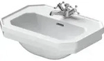 Duravit Handwaschbecken 1930 50x36,5cm, m HL, &Uuml;L, Hahnlochbank, wei&szlig;