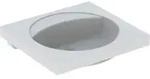 Geberit Waschtisch Preciosa 60x55cm, w, o Hahnl., o. &Uuml;L, m Ablagefl.