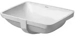 Duravit Einbauwaschtisch Starck 3 49x36,5cm, EB v u, o. HL, HLB, m &Uuml;L, we