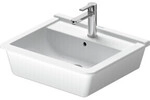 Duravit Einbauwaschtisch Starck 3 56x46,5cm, EB v ob, m HL, &Uuml;L, HLB, wei&szlig;
