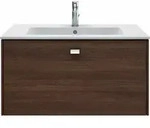 Duravit M&ouml;belwaschtisch Me by Starck 83x49cm, we, m HL, &Uuml;L, Hahnlochbank
