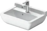 Duravit Waschtisch Starck 3 50x36cm, we, m HL, &Uuml;L, Hahnlochbank