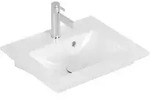 V&B Waschtisch VENTICELLO 50x42cm, m HL, mit &Uuml;berlauf, wei&szlig; C-plus