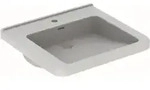Geberit Waschtisch Renova Comfort 65x55cm, barrieref., m Hahnl., m &Uuml;L, we.