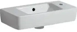 Geberit Handwaschbecken Renova Compact 50x25cm, m Hahnl. re, mit &Uuml;berlauf, wei&szlig;