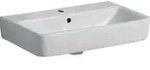 Geberit Waschtisch Renova Compact 60x37cm, we. K-Tect, m Hahnl., m &Uuml;L