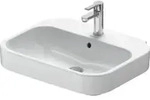 Duravit Waschtisch Happy D.2 60x47,5cm, we, m HL, &Uuml;L, Hahnlochbank