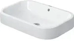 Duravit Aufsatzwaschtisch Happy D.2 60x40cm, geschli., o. HL, HLB, m &Uuml;L, we
