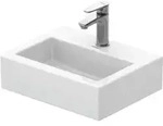 Duravit M&ouml;bel-Handwaschbecken Vero Med 45x35cm, m HL, o. &Uuml;L, m HLB, wei&szlig;
