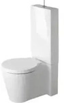 Duravit Stand-WC-Kombi, Tiefsp&uuml;ler Starck 1 41,5x64cm, 4,5 l, Abg. waag./skr., wei&szlig;