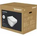 Duravit Wand-WC, Tiefsp&uuml;ler Set DuraStyle mit WC-Sitz, wei&szlig;