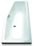 Hoesch Badewanne Combi 160x70cm, rechte Ausf&uuml;hrung, wei&szlig;