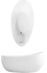 V&B Sonderform-Badewanne AVEO 190x95cm, freistehend, mit Sch&uuml;rze, wei&szlig;