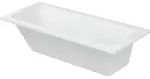 Duravit Rechteck-Badewanne D-Code 160x70x42cm, Abl im Fu&szlig;ber., 1 RS, wei&szlig;