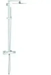 Grohe Duschsystem Euphoria Cube 230 chrom, mit AP-Thermostat, Ausladung 40cm