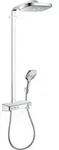 hansgrohe Showerpipe Raindance Select E mit Thermostat, 3jet, chrom