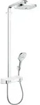 hansgrohe Showerpipe Raindance Select E mit Thermostat, 2jet, wei&szlig;/chrom