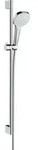 hansgrohe Brause-Set Croma Select E 959mm Brausestange, 1jet, wei&szlig;/chrom