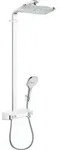 hansgrohe Showerpipe Raindance E mit Thermostat, 1jet, wei&szlig;/chrom