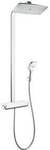 hansgrohe Showerpipe Raindance Select E Thermostat 9 l/min wei&szlig;/chrom
