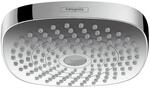 hansgrohe Kopfbrause Croma Sel. E EcoSmart 187x187mm, 2jet, 9 l/min, wei&szlig;/chrom
