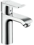 hansgrohe Waschtisch-Einhebelmischer 110 Metris mit Zugstangen-Ablaufgarnitur, chrom