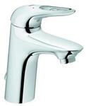 Grohe Einhand-Waschtischbatterie Eurostyle 33557_3 S-Size Kette Hebel offen chrom