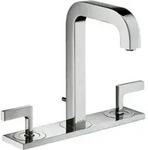 hansgrohe 3-Loch-Waschtischarmatur 170 Axor Citterio A 140mm, m H-Gr, ZugstAblGar,