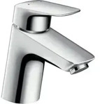 hansgrohe Waschtisch-Einhebelmischer 70 Logis ND, f off WW-Bere, m Pus-Op-Abl, chr