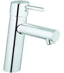Grohe Waschtisch-Einhebelmischer Concetto 1/2", M, Tempbeg, gl K&ouml;, Heb a Met., ch