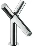 hansgrohe 2-G-Waschtischarmatur 80 Axor Starck A 105mm, m Hebel, Zugst.Abl.Gar., chr