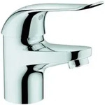 Grohe Waschtisch-Einhebelmischer Euroeco Special 1/2", gl K&ouml;r, m Gar 1 1/4", chr